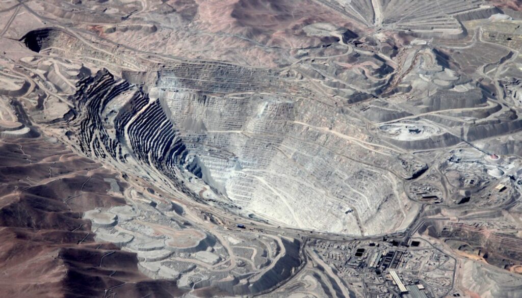 Chuquicamata - největší povrchový důl na měď na světě